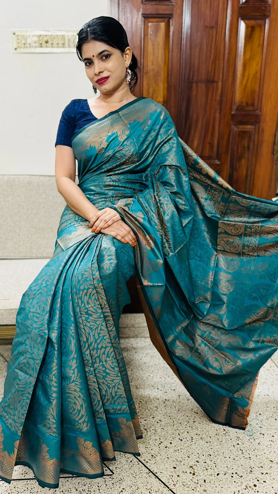 সিল্ক কাতান শাড়ি-14707