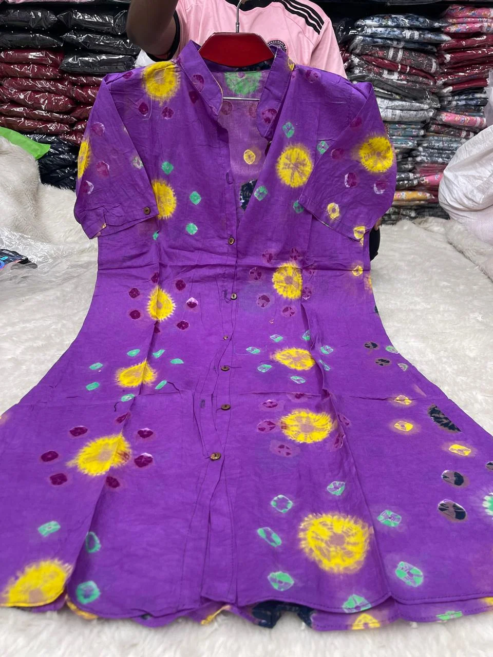 Batik Kurti 1 pcs- 9875