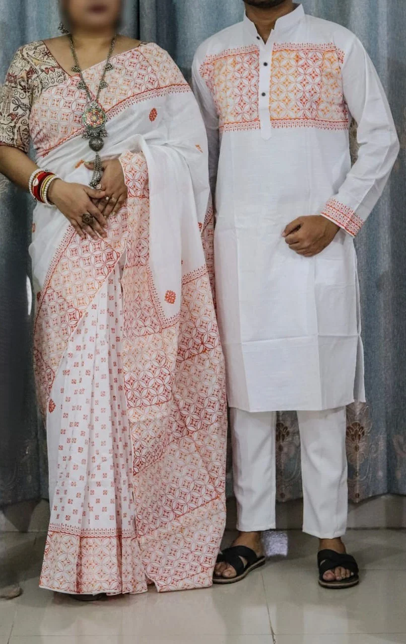 Sharee Panjabi Couple Set- 21861