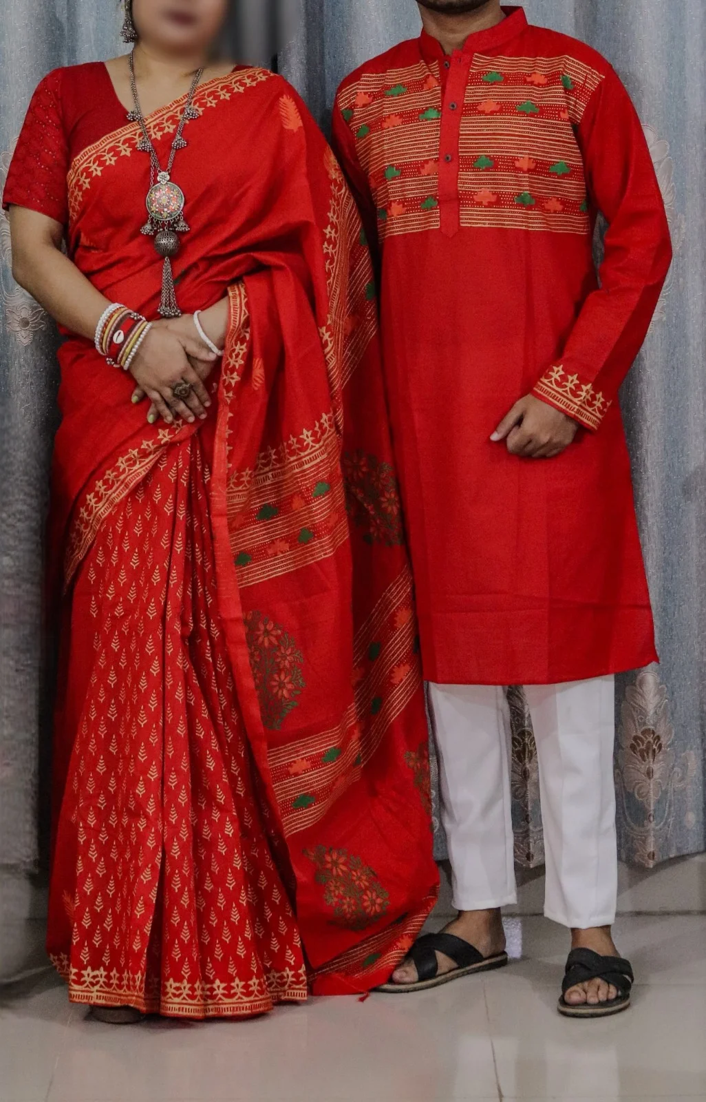 Sharee Panjabi Couple Set-21872