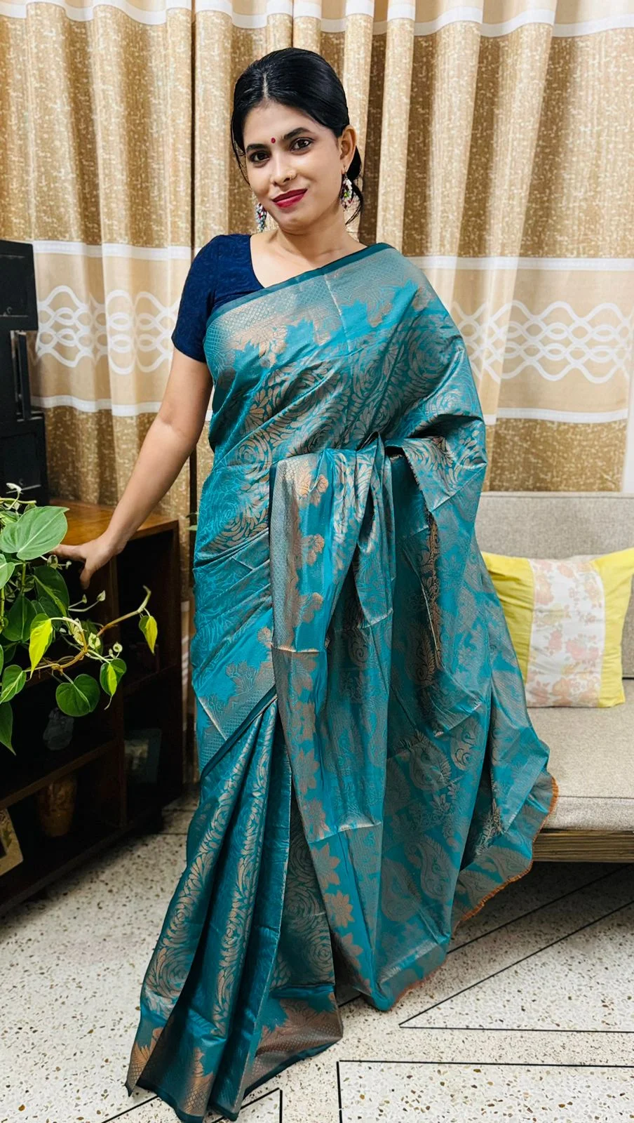 সিল্ক কাতান শাড়ি-14707