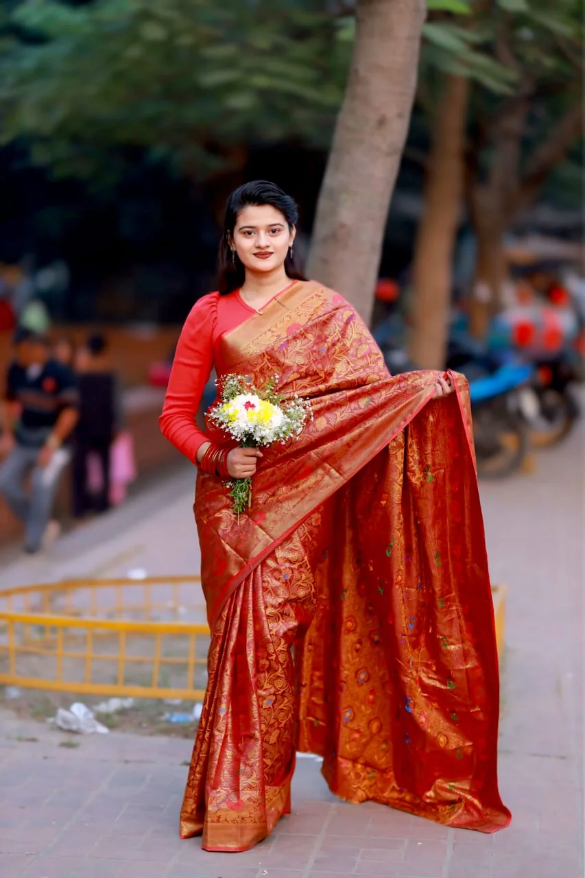 সিল্ক কাতান শাড়ি-16065