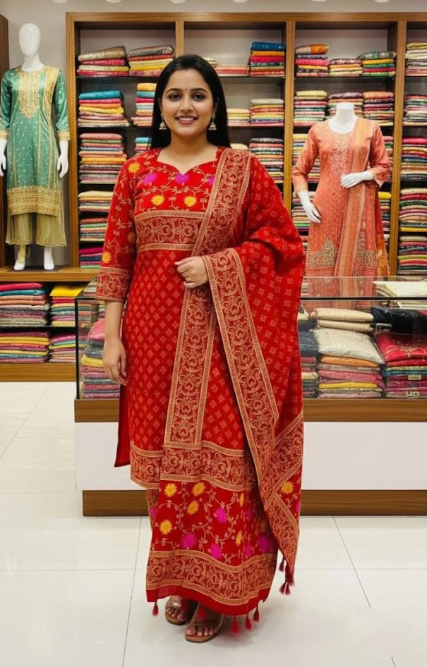 Block Print Three Piece-27692