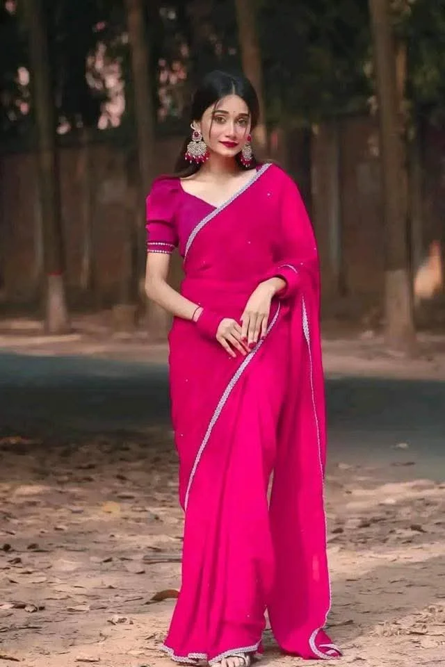 soft Georgette sharee- 22945