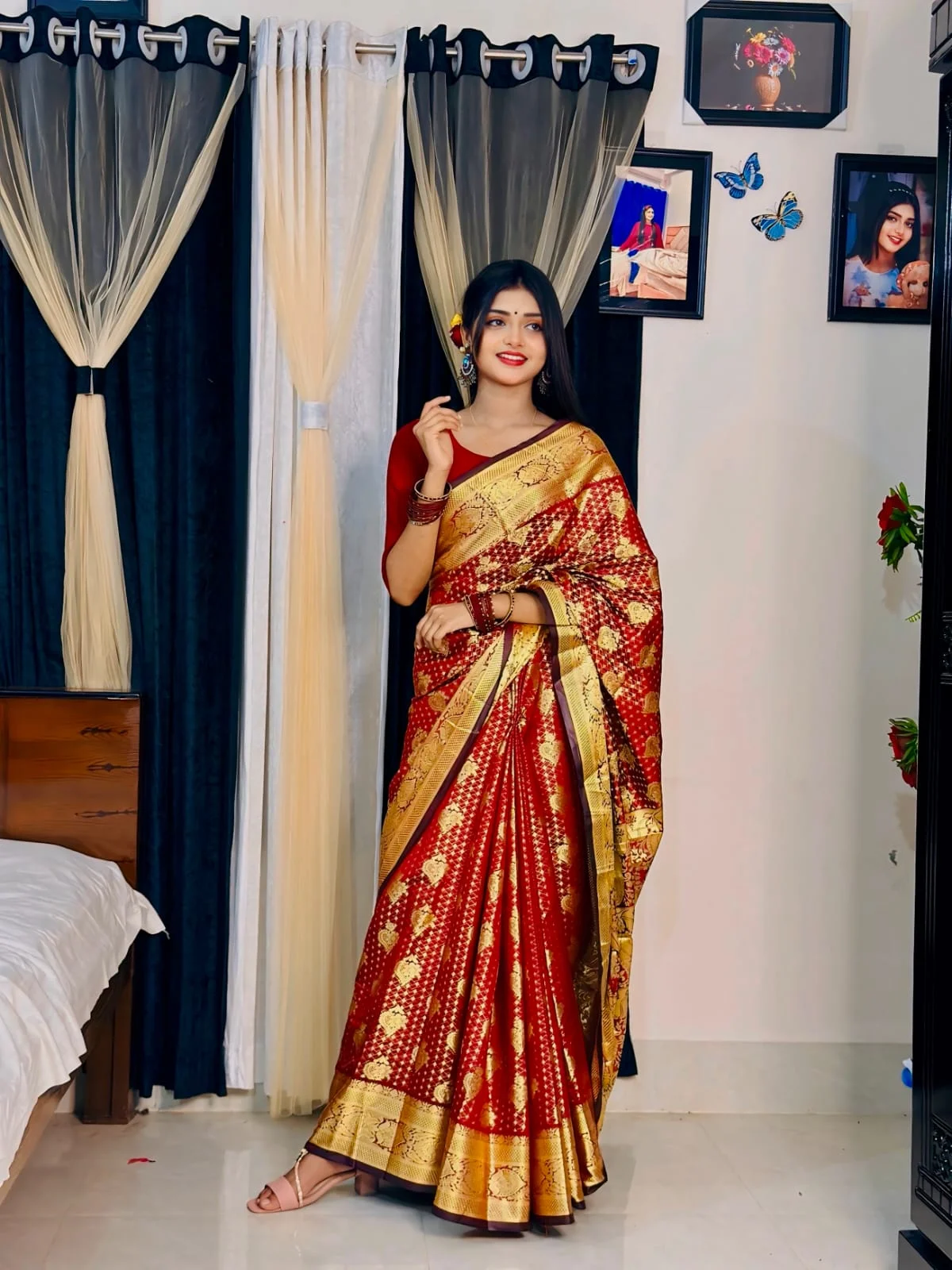 Soft silk katan sharee-21298
