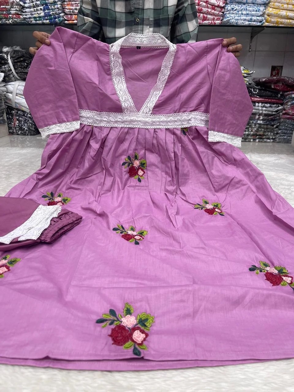 Gown Embroidery 2 piece-11757