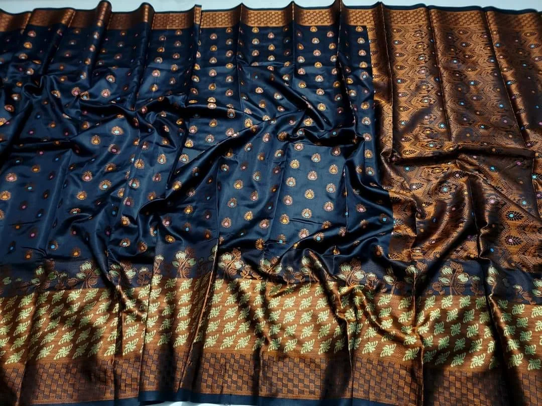 Soft silk katan sharee-18255