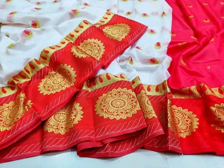 Soft silk katan sharee-17630