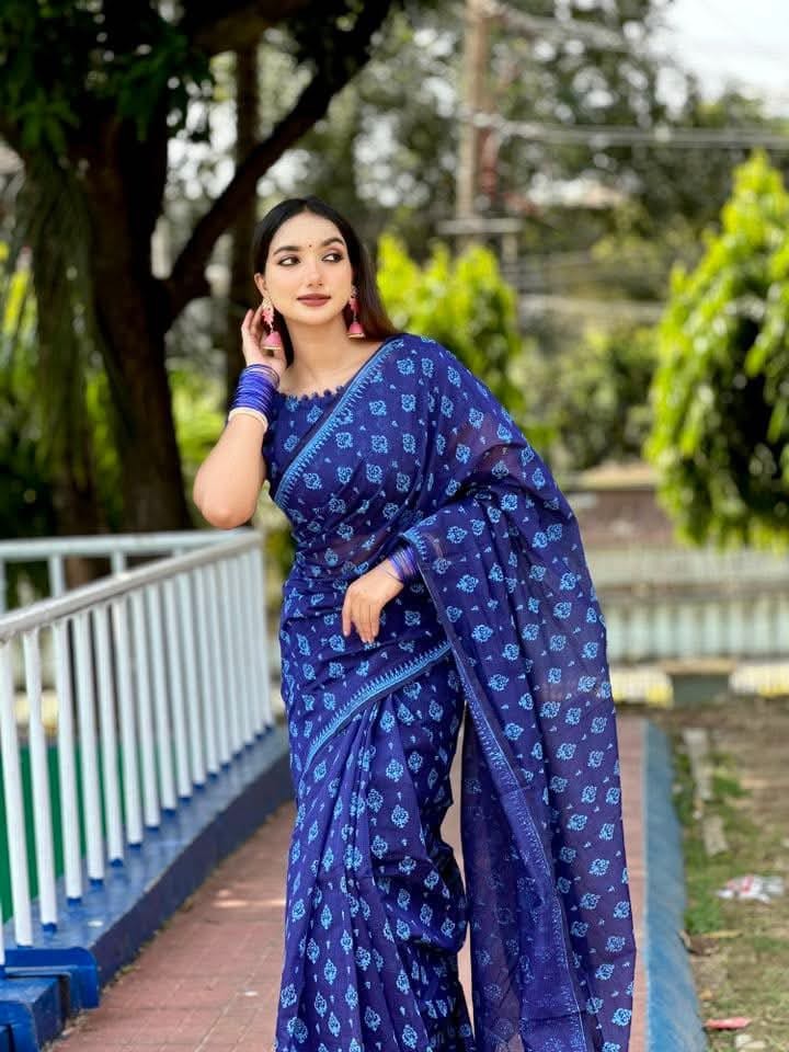 Arong Cotton Sharee-23884