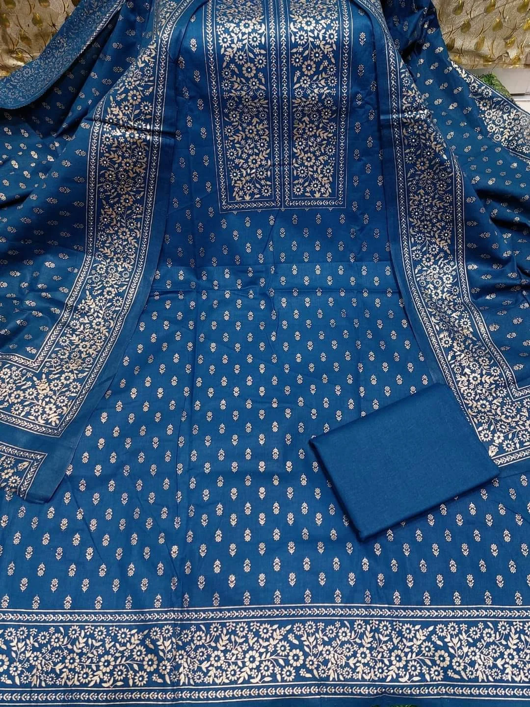 আনস্টিজ স্ক্রিন প্রিন্ট থ্রি-পিস-3248