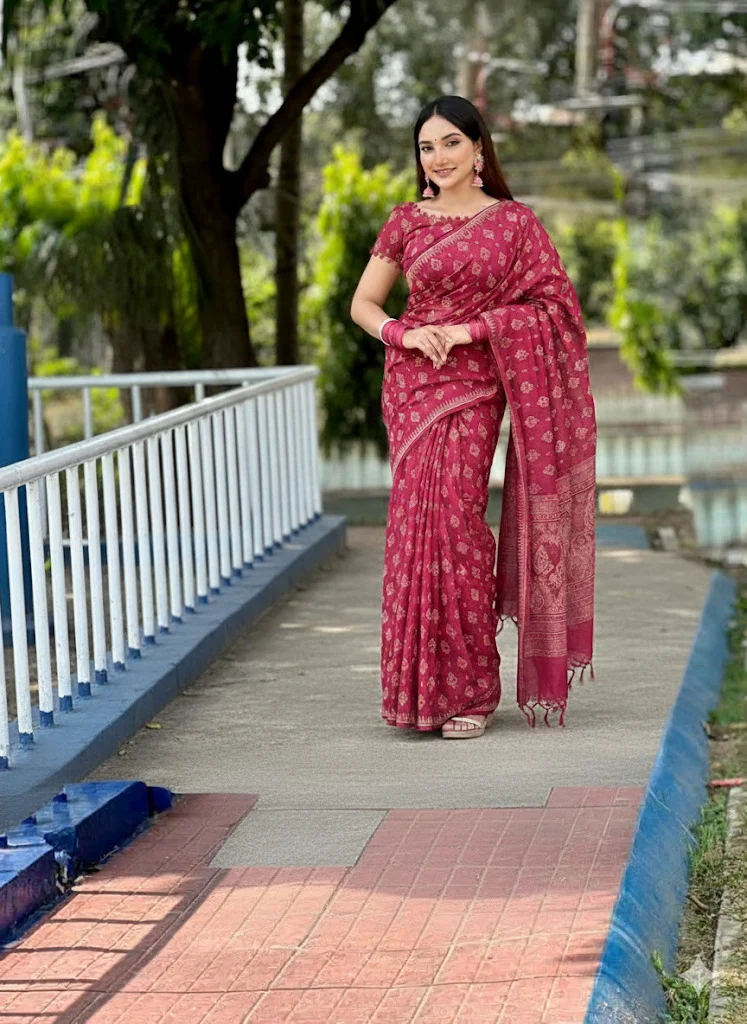 Arong Cotton Sharee-23890