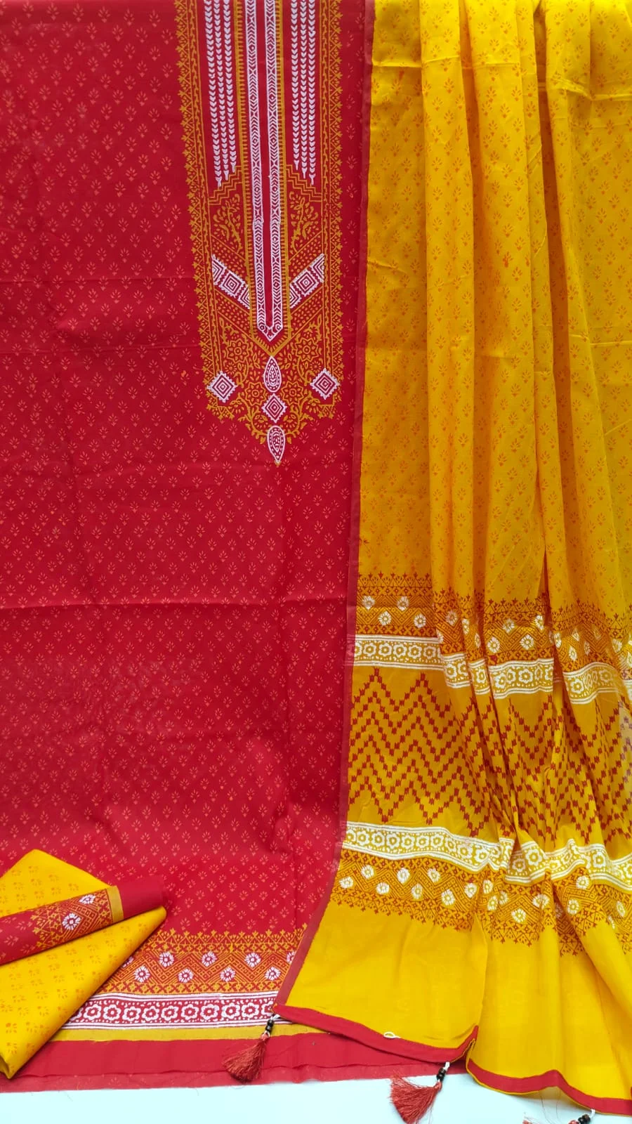 VIP Block Print Three-Piece Set-24007