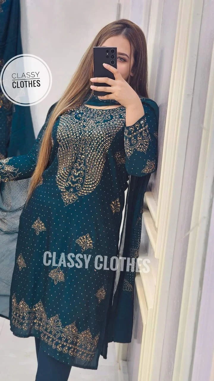 স্টোন থ্রি পিস-10074