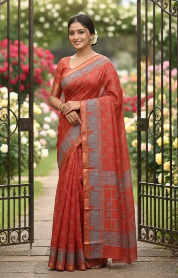 Kaftan Silk Sharee-27090